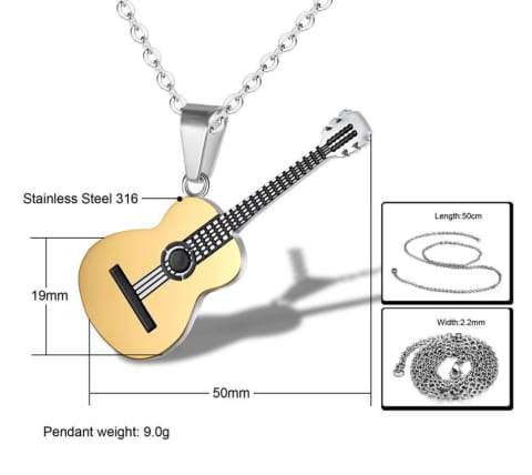 guitar pendant