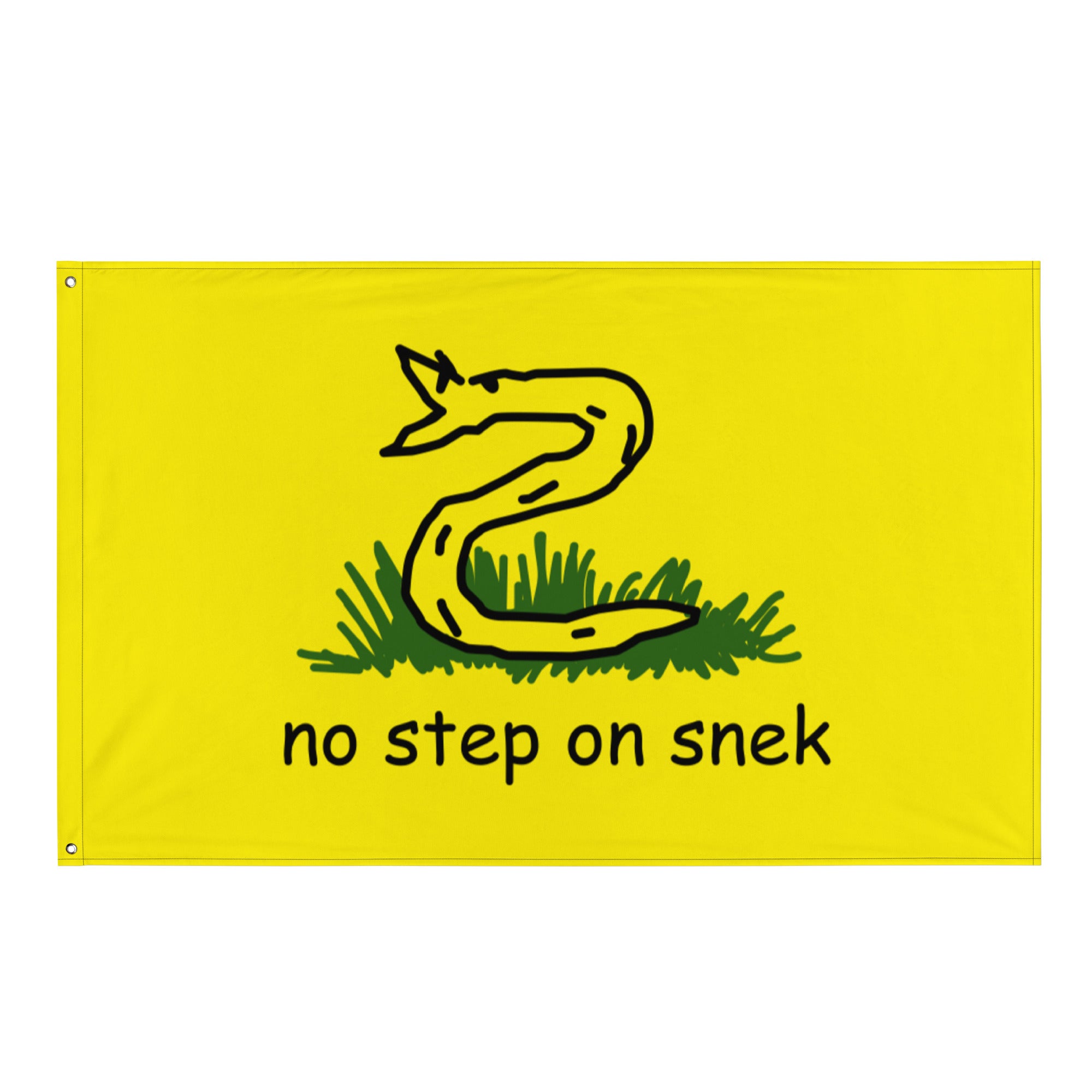 Gadsden Flag Patch Parody Snake Don't Tread On Me No Step on Snek Tactical  Badge IR Reflective Multicam Applique