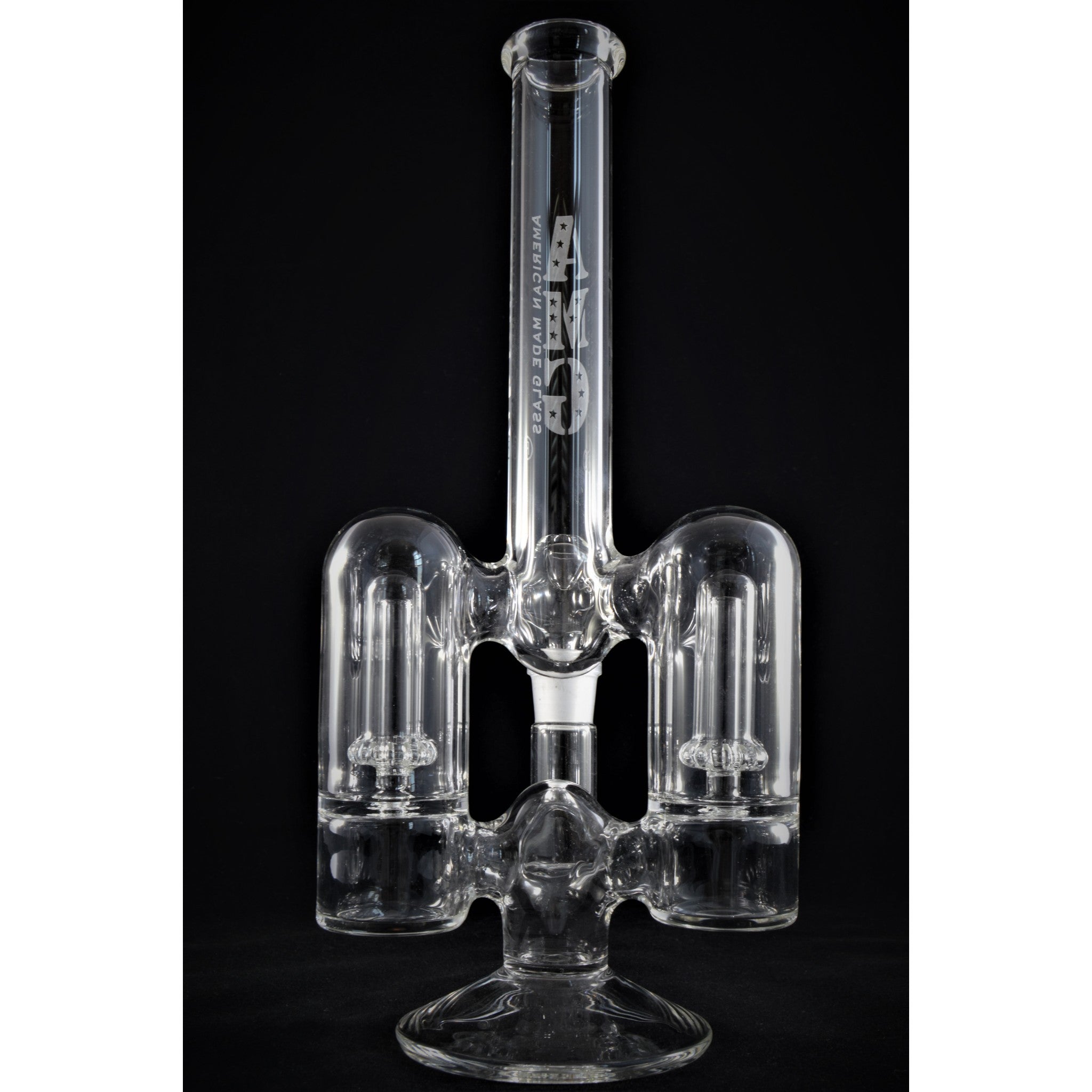 clear glass bong birdcage perc glass water pipe thick glass smoking pi –  Dollars To Save