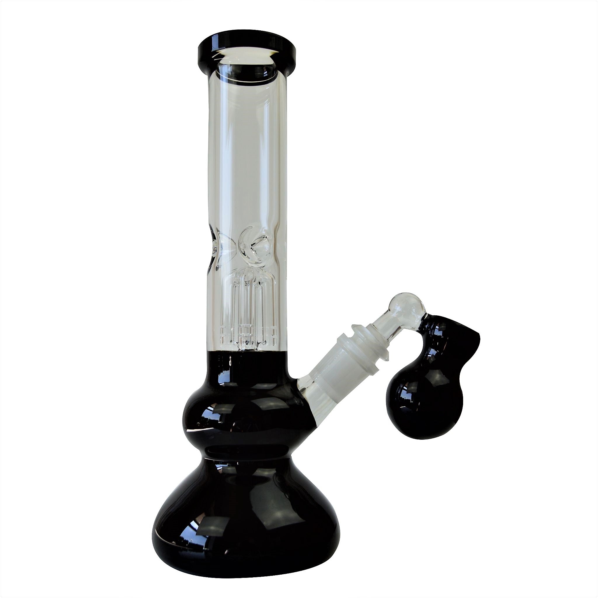 clear glass bong birdcage perc glass water pipe thick glass smoking pi –  Dollars To Save