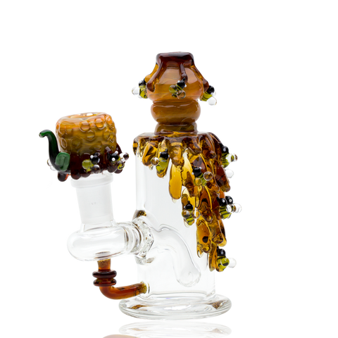 Mini Beehive Glass Bong Water Pipe