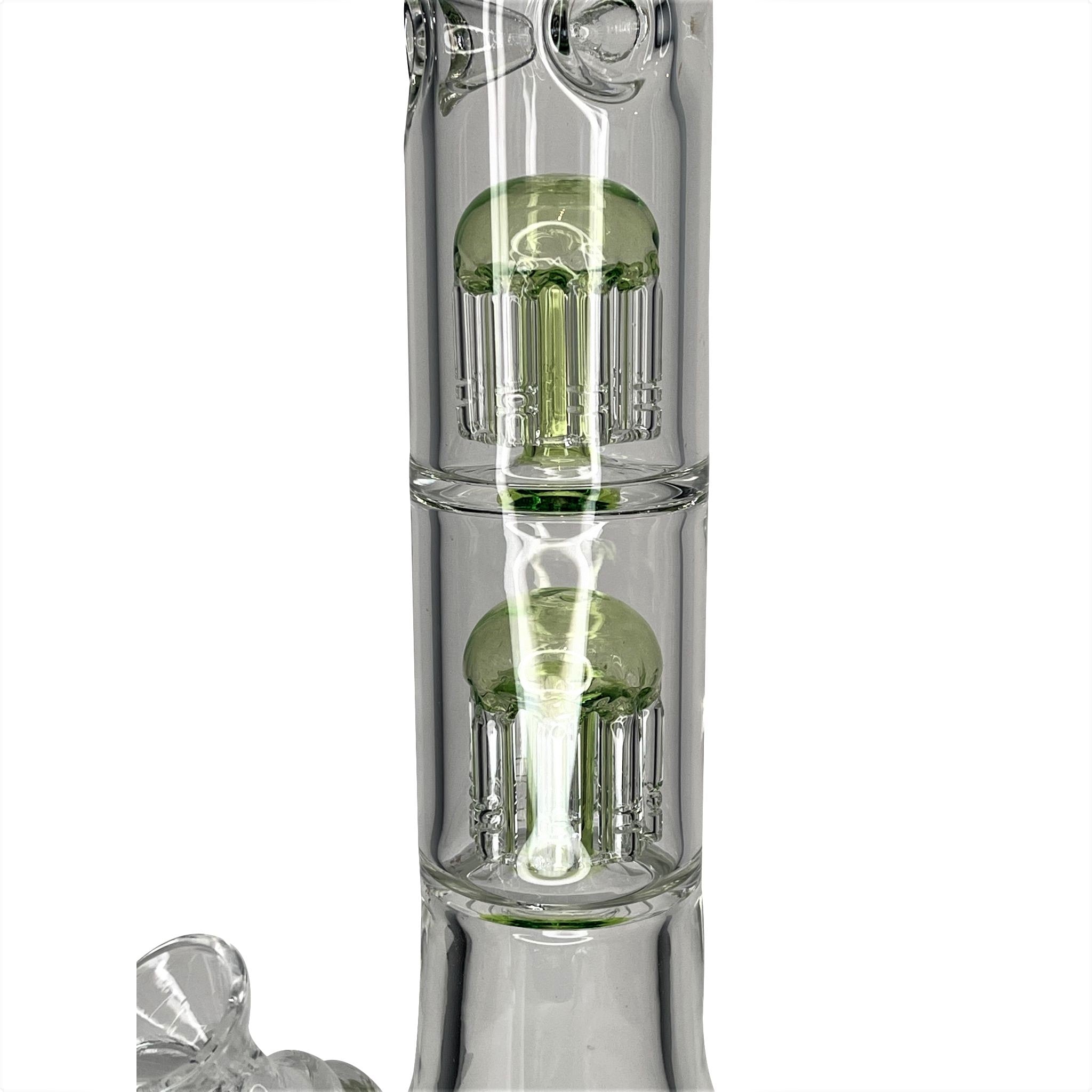 bong-discount Wasserpfeife, Glas-Bong, Glasblubber, 13 cm