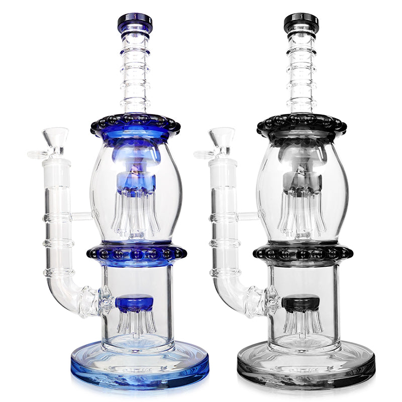 Thick Glass Hammer Bong 6 Arm Perc Glass Percolator Bubbler Water Pipe  Matrix Smoking Water Bong With 18mm Glass Oil Burner From Smokingpipe1688,  $10.43
