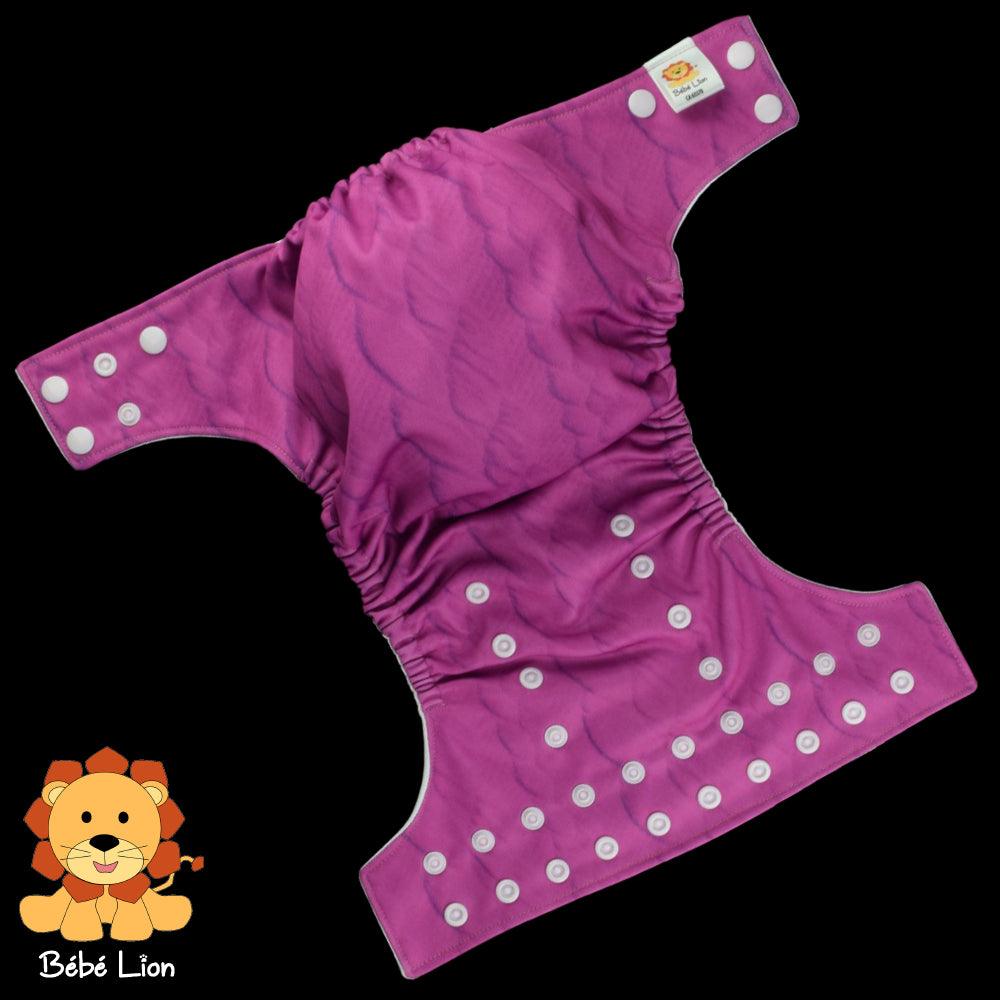 Bebe Lion Couche Lavable A Poche Taille Unique Ma Petite Laine Aux P Tits Cadeaux