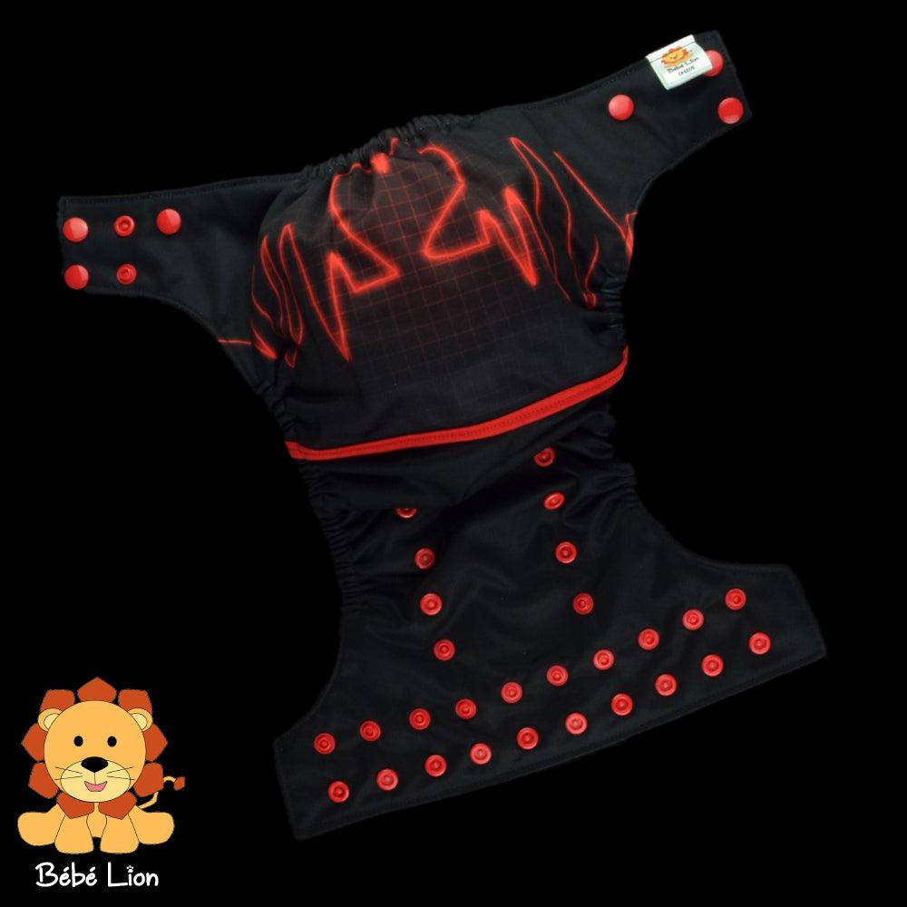 Bebe Lion Couche Lavable A Poche Taille Unique Ligne De Vie Aux P Tits Cadeaux