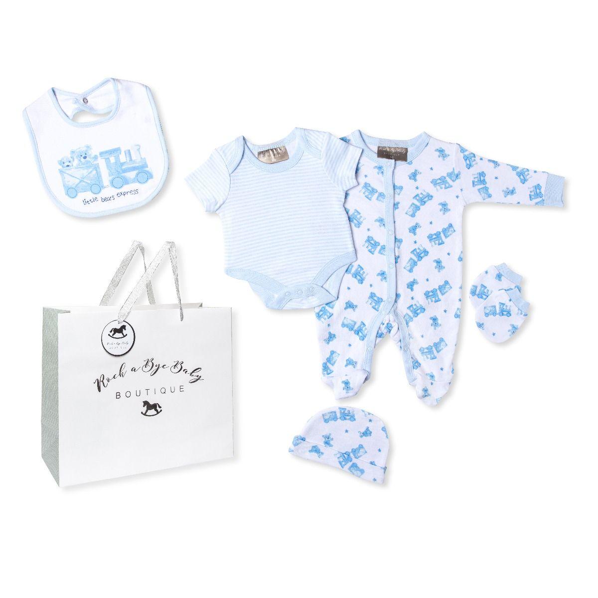 Rock A Bye Baby Ensemble Cadeau Pour Bebe Ourson Express Aux P Tits Cadeaux