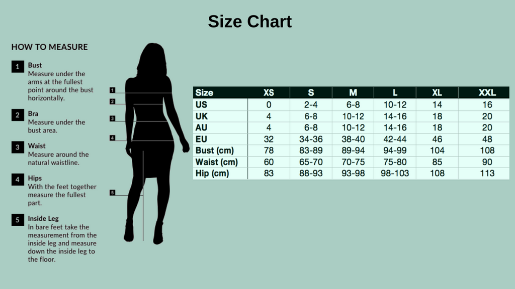 Farah Size Chart