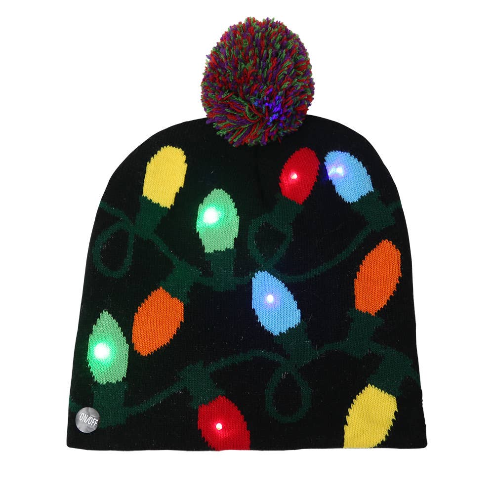 stocking hat with led light