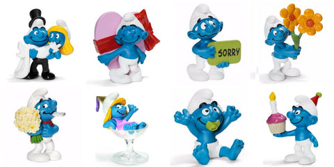 2013 schleich smurf figures