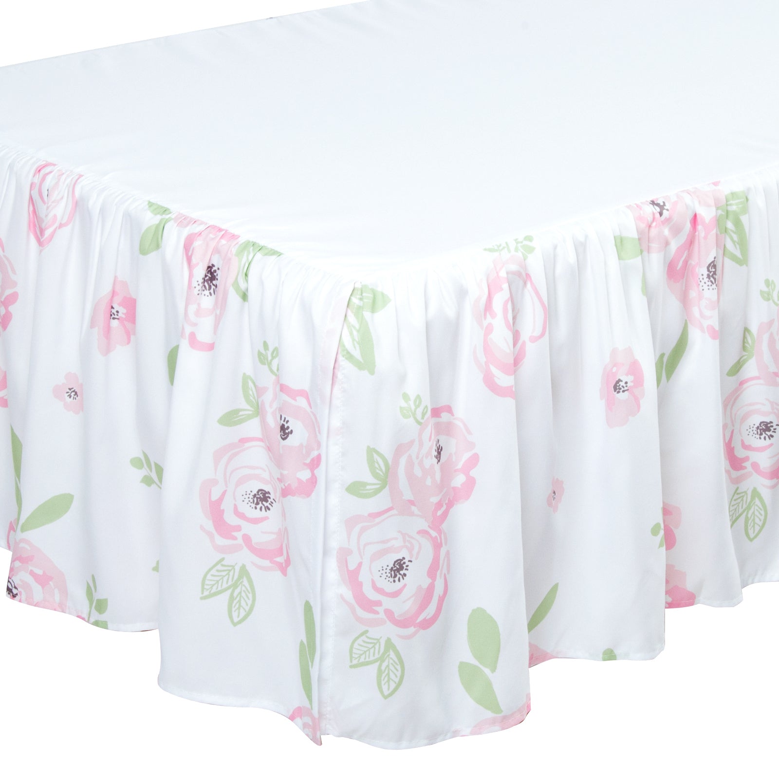 Out Of Stock Microfiber Crib Bed Skirt Dust Ruffle Floral