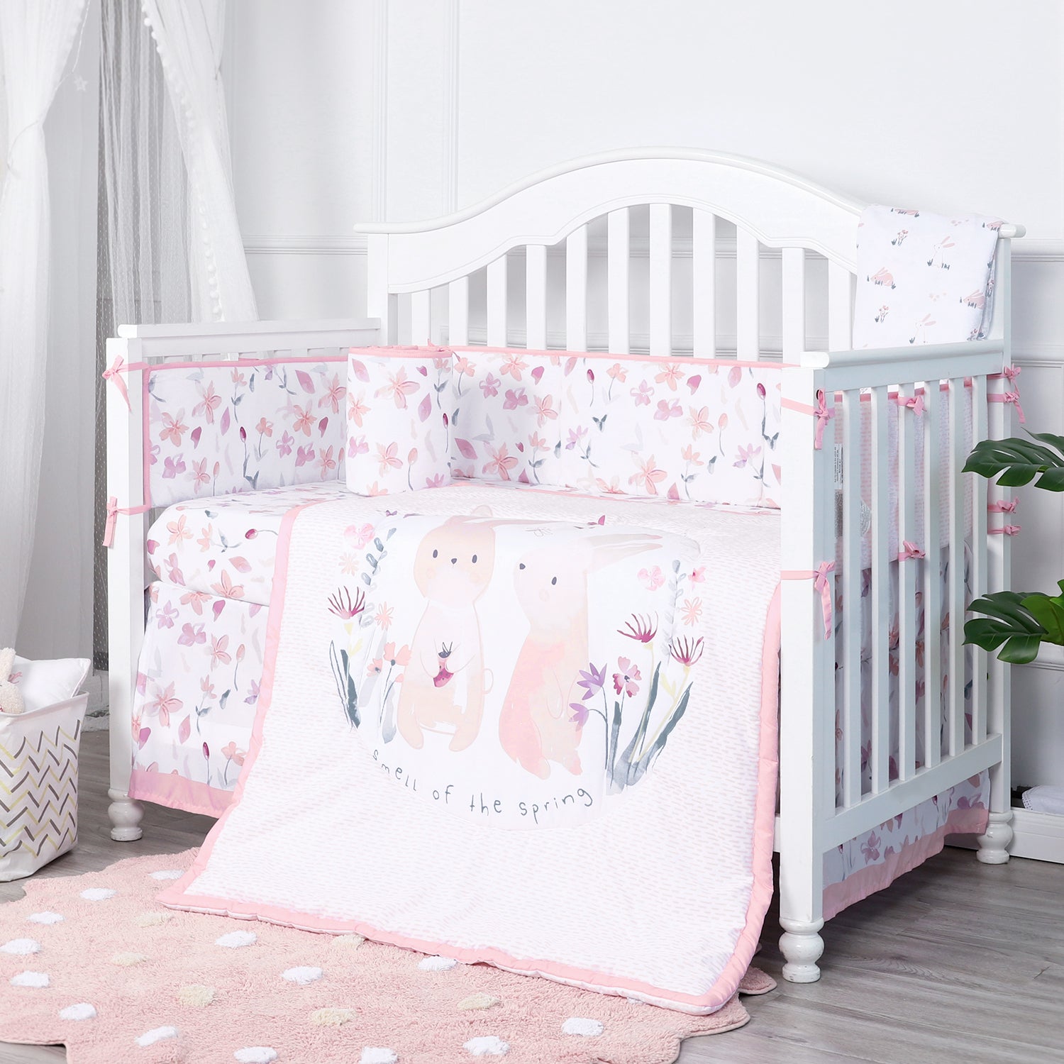 bunny crib bedding