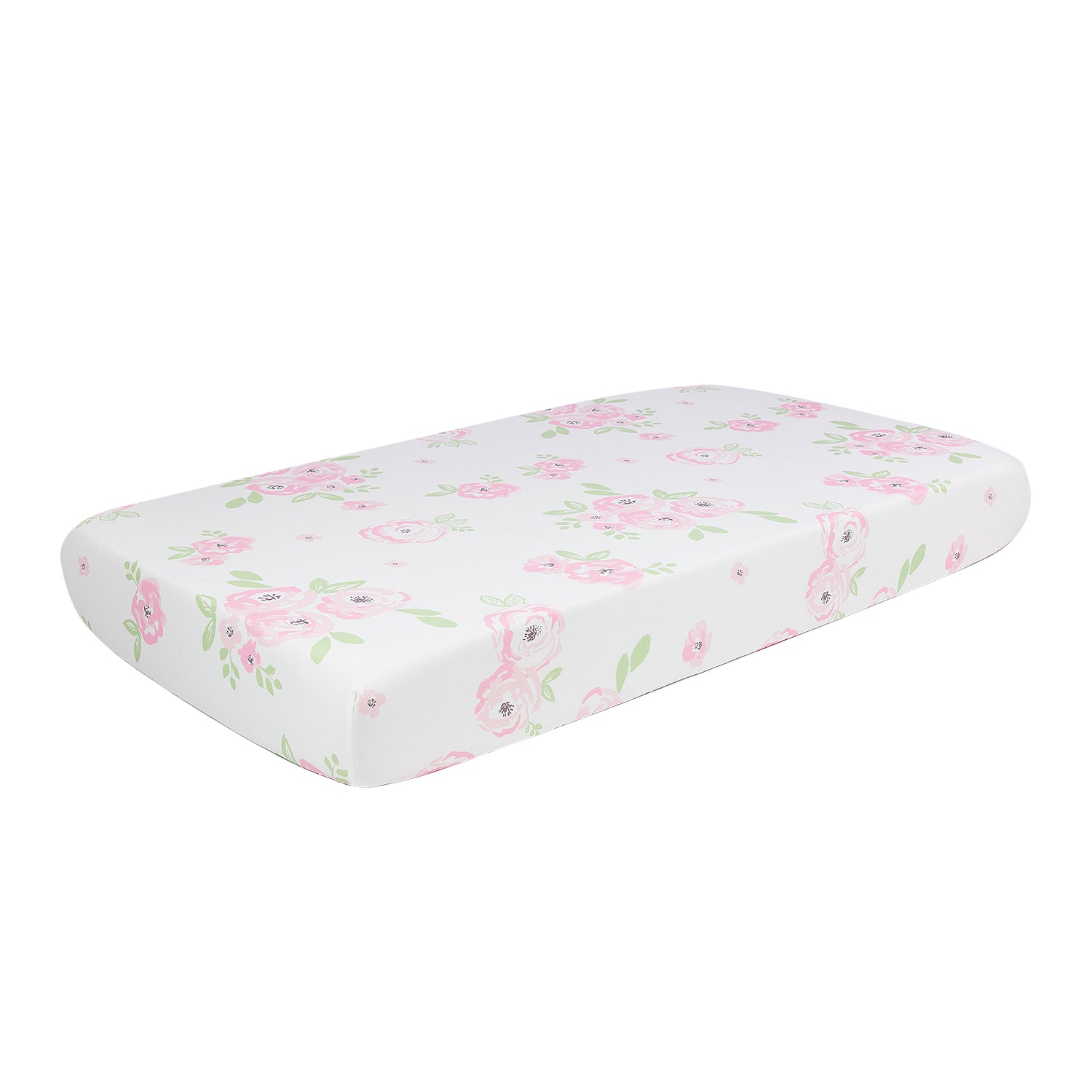 Microfiber Crib Sheet Floral Tillyou