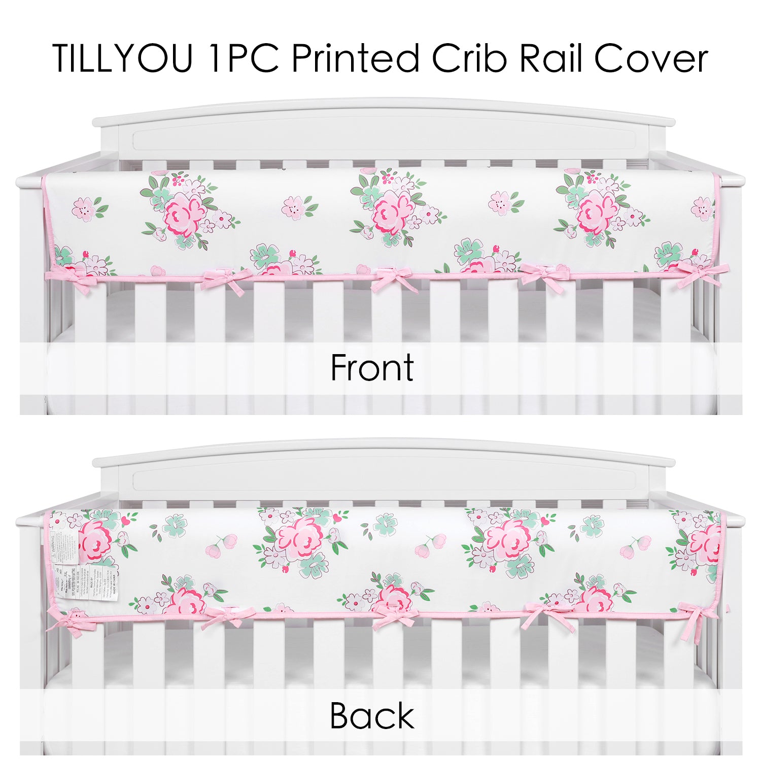 tillyou crib rail cover