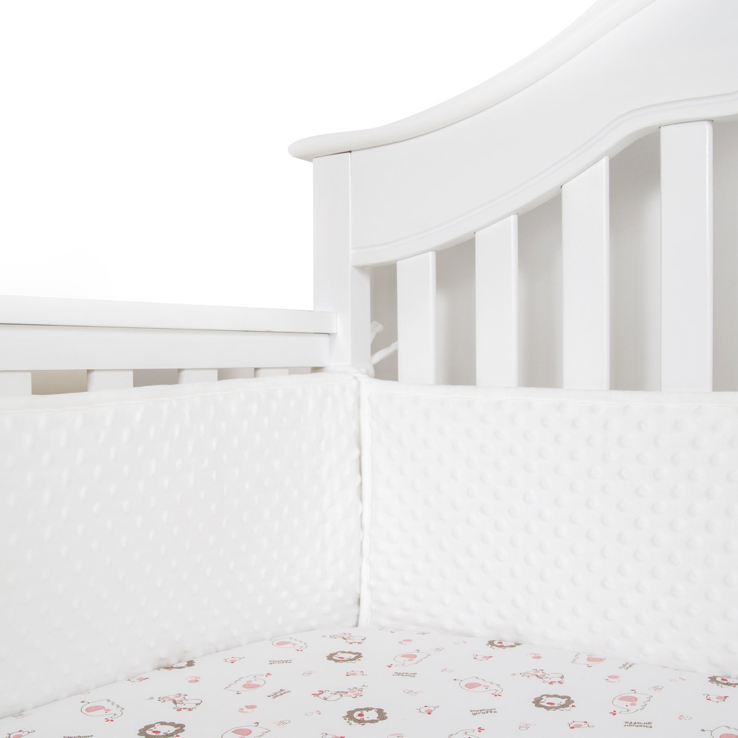 minky crib bumper