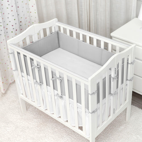 breathable mini crib bumper