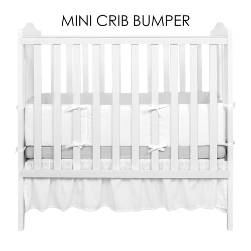 mini crib breathable bumper