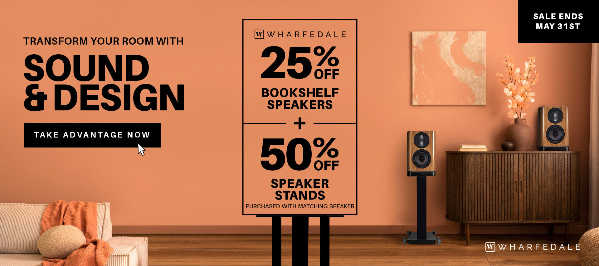 25% Off Wharfedale Speakers + 50% Off Speaker Stands