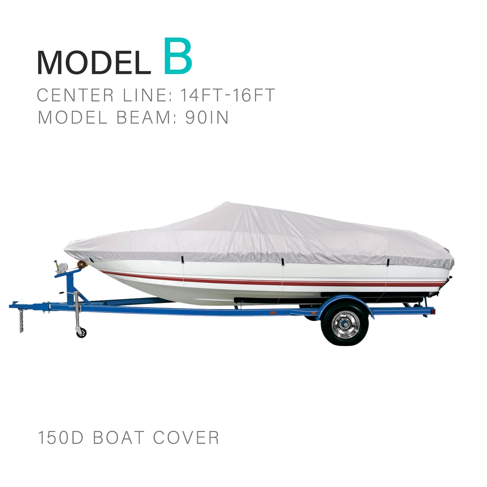 Seamander Trailerable Boat Cover,Mooring and Storage Cover Fits