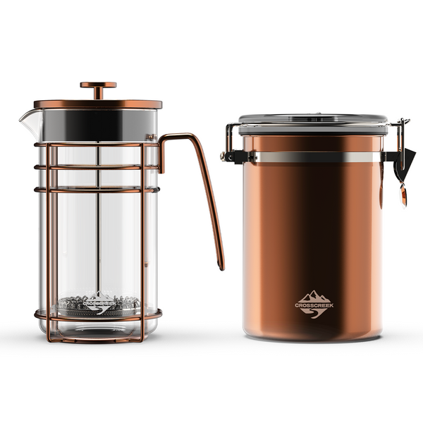 QUQIYSO French Press Coffee Maker 34oz 304 Stainless Steel French Press with 4 Filter, Heat Resistant Durable, Easy to Clean, Borosilicate Glass Coffe
