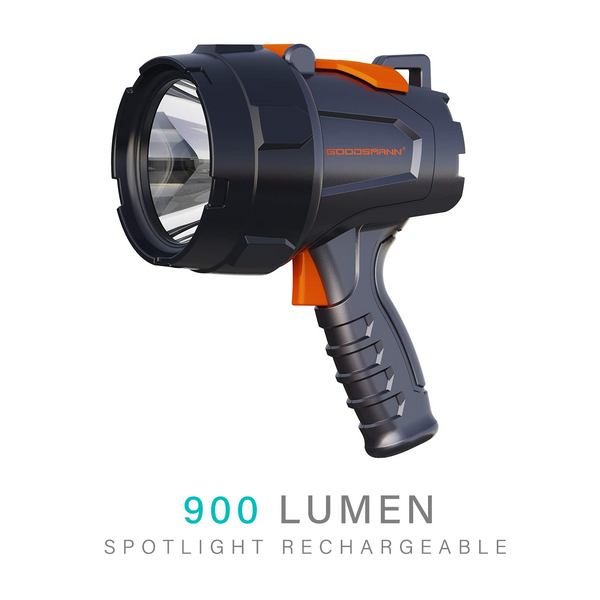 GOODSMANN Spotlight 2200 Lumen Rechargeable Handheld Spotlight