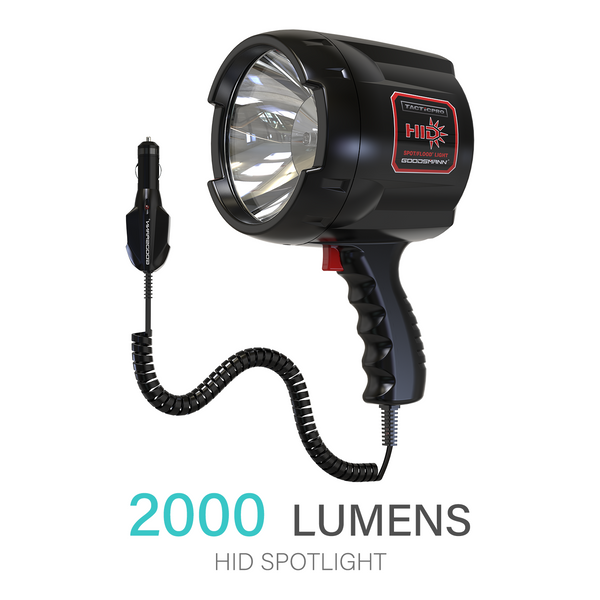 GOODSMANN Spotlight Searchlight 12V 60W 1100 Lumens 210º Halogen Work –  GoodsmannGroup