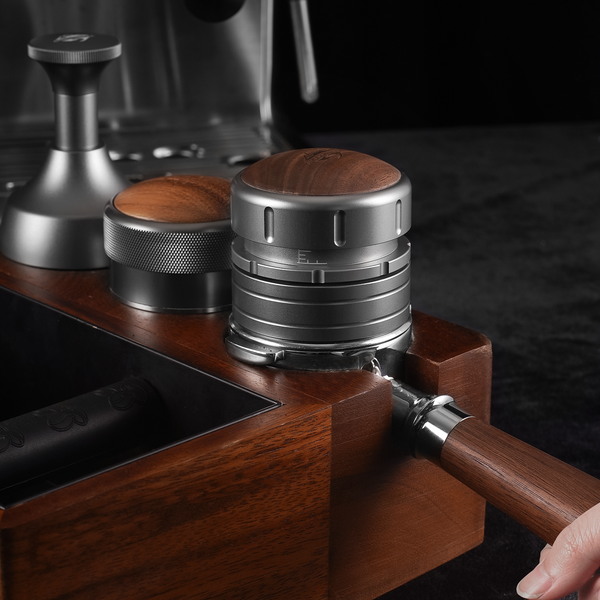 58mm Espresso Tamper Station Walnut / Portafilter Holder Espresso Bar  Organizer / Tamp Stand 