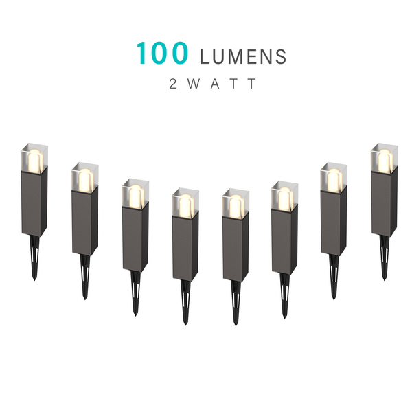 GOODSMANN Low Voltage Path Lights 2PK Landscape Lighting 3W LED 180 Lu —  CHIMIYA