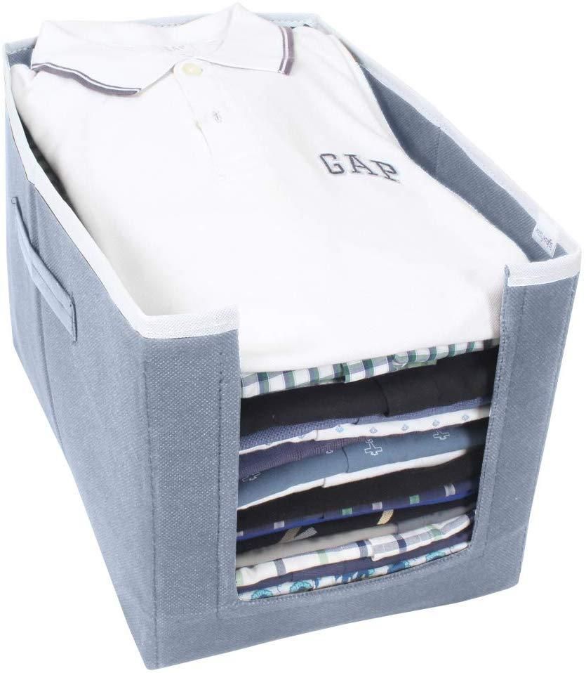Cloth Organizer - Non Woven Foldable Cloth Organizer (Pack of 2) - Shopaholics