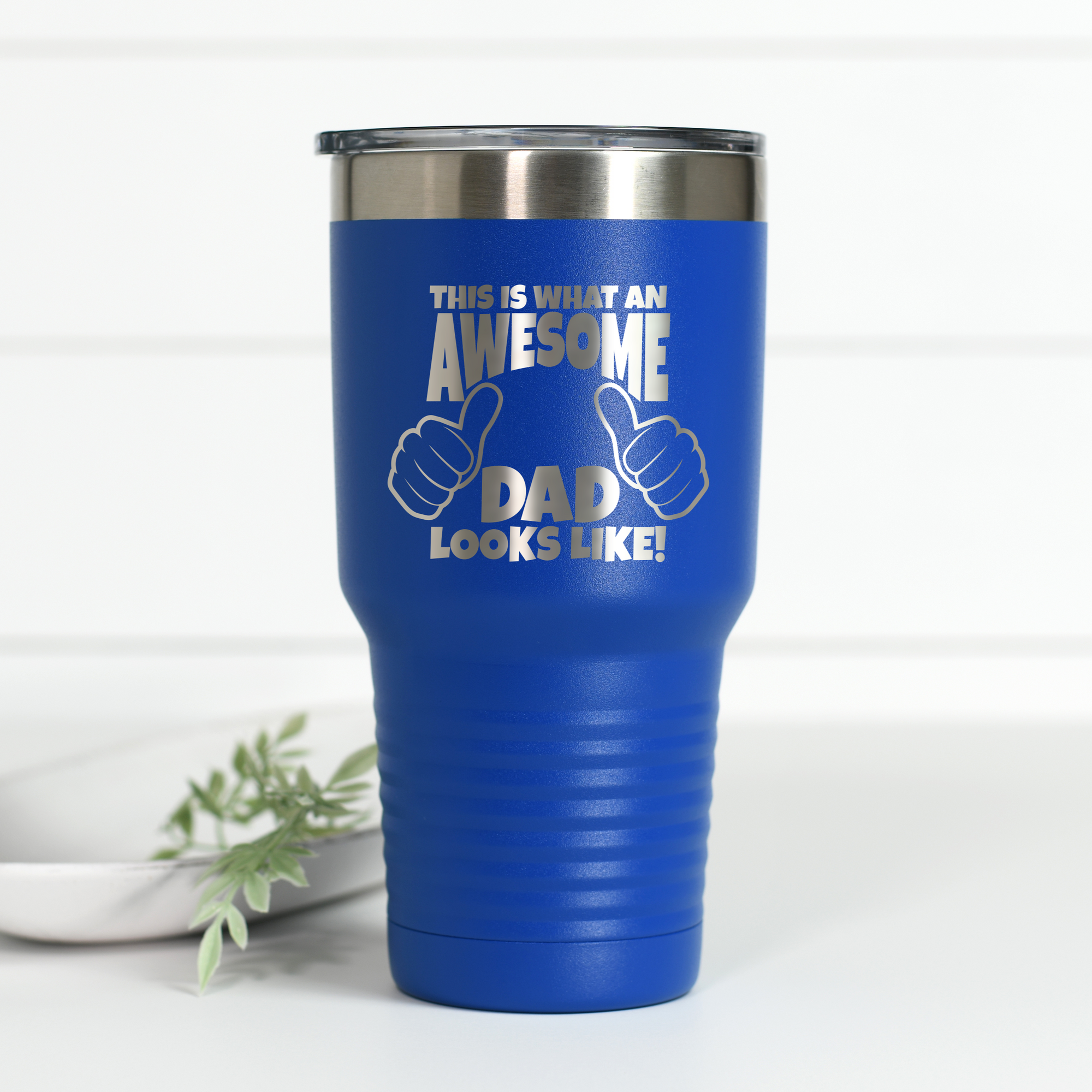 One Awesome Dad Engraved YETI Tumbler