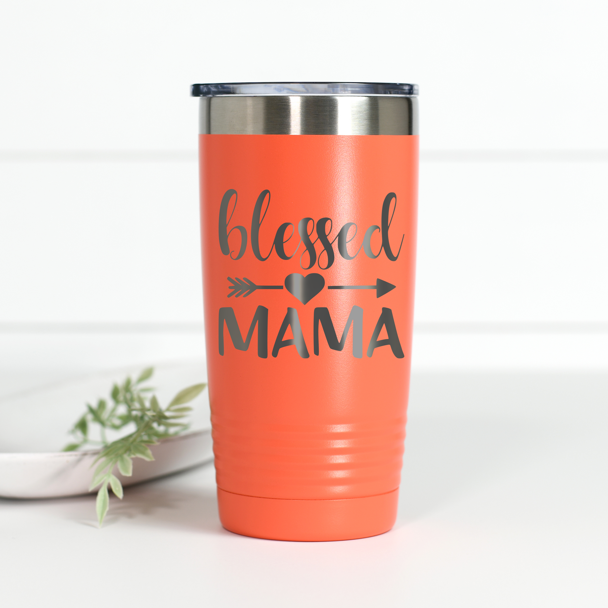 Blessed Mama tumbler – CooperCustomCreation