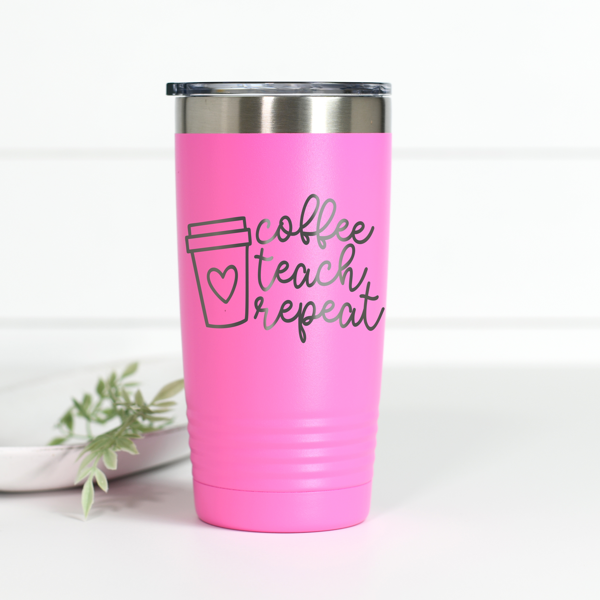 Alexa, Homeschool My Kids Teal 20oz Insulated Tumbler