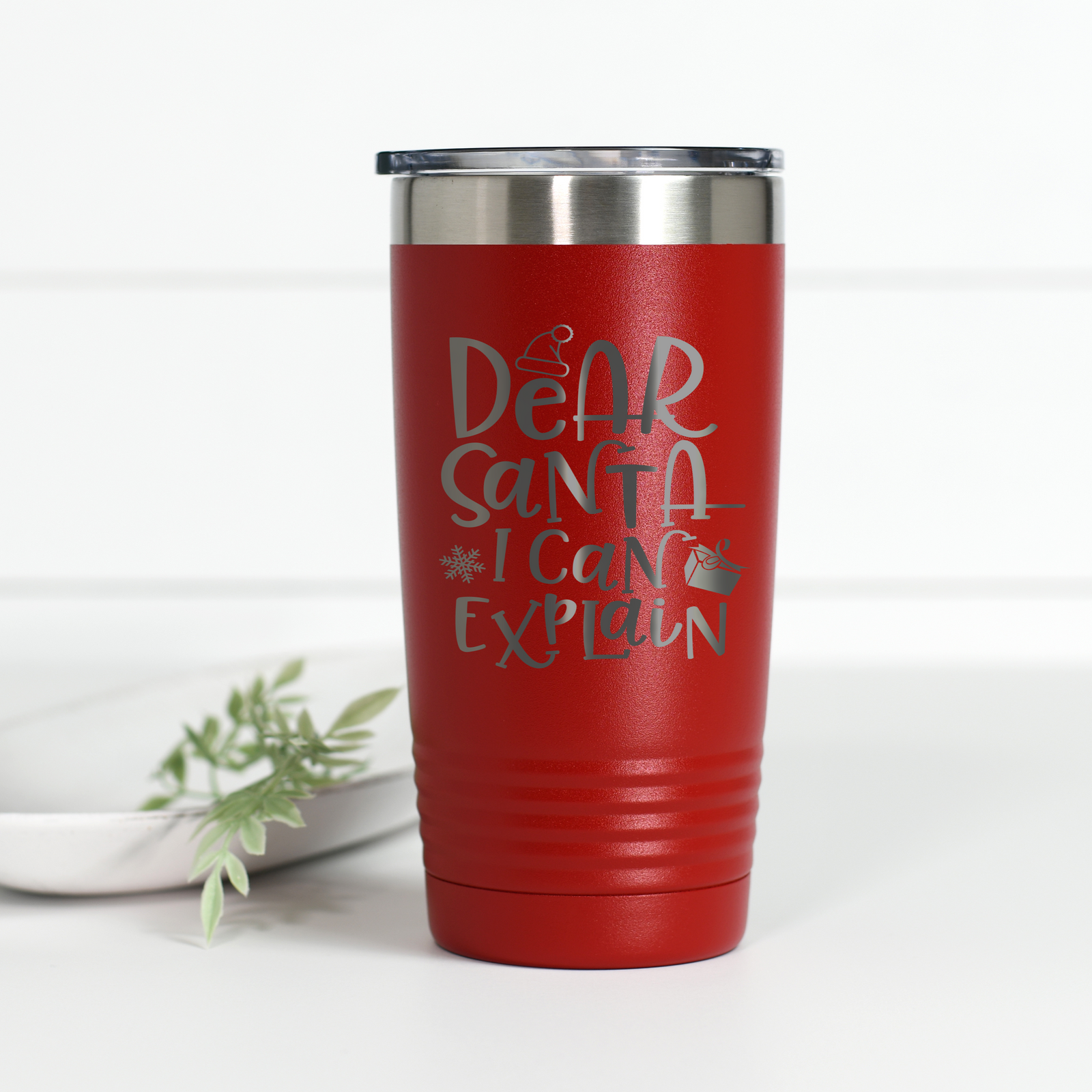 Dear Santa Stop Judging Me Tumbler w/Straw, Winter Tumbler, Christmas –  Murrers Monograms and More