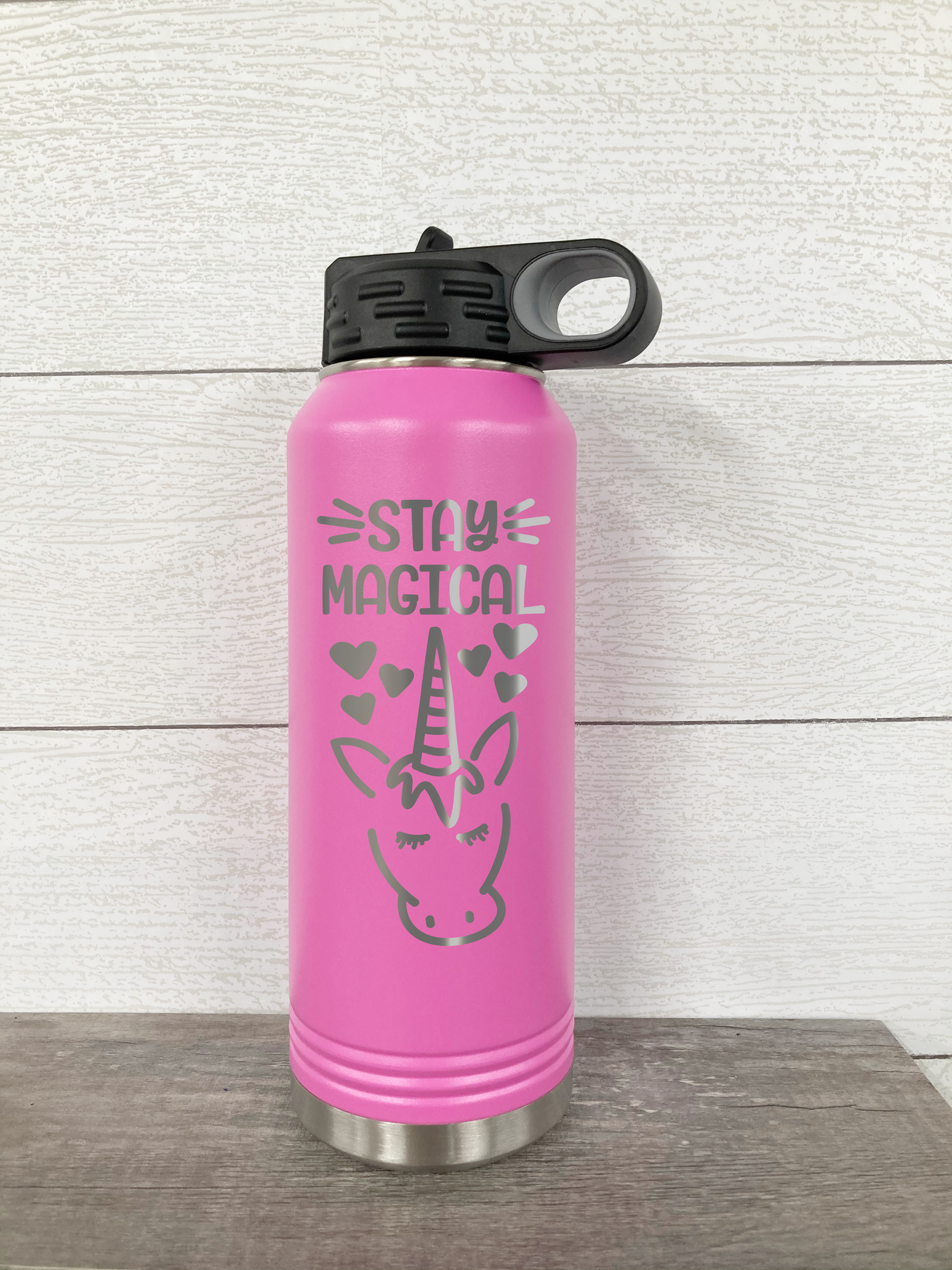 Magizak Personalized Water Bottle 18oz 12oz 32oz Customized Photo