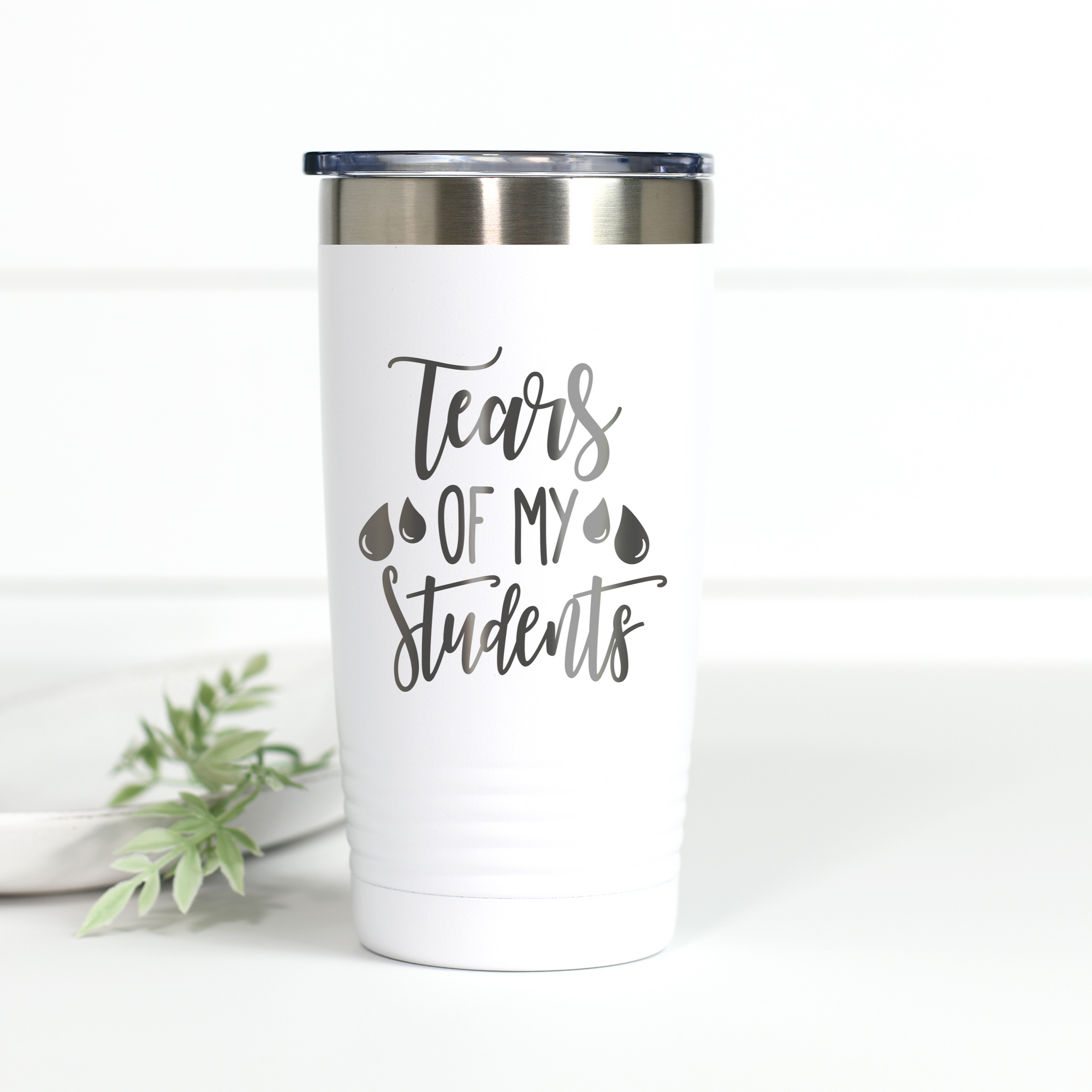 Alexa, Homeschool My Kids Teal 20oz Insulated Tumbler