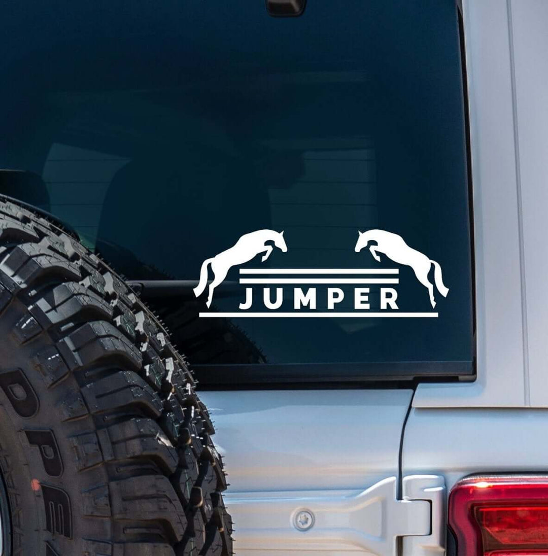 HORSE Jump Car Sticker Trailer Vinyl Decal Adhesive -  Canada