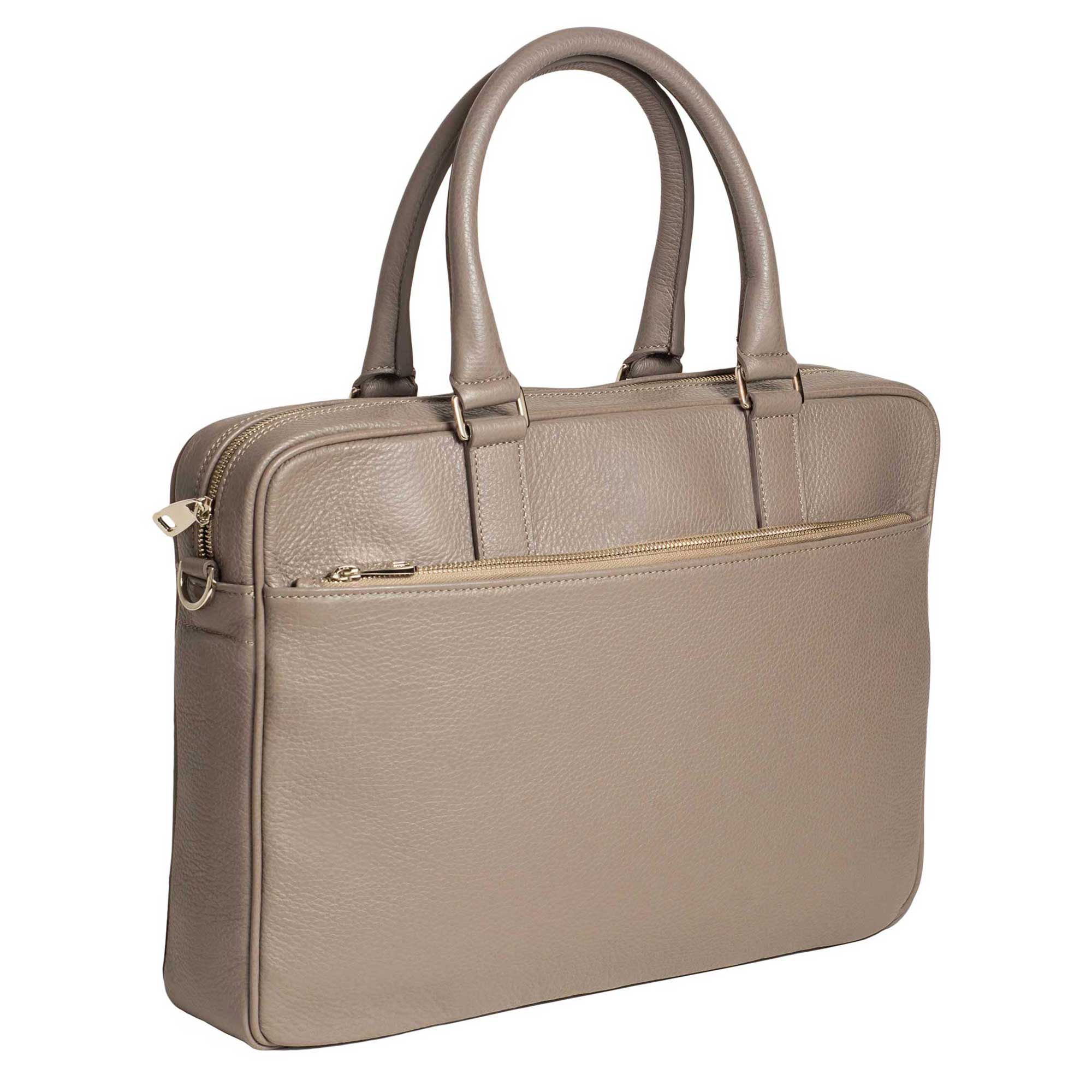 Slim Italian Leather Briefcases for Women Made in Italy