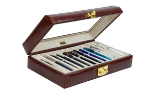 Rosewood 24 Pen Display Case