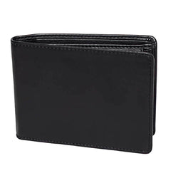Men's Long Leather Wallet Bifold Zipper Credit Card Holder