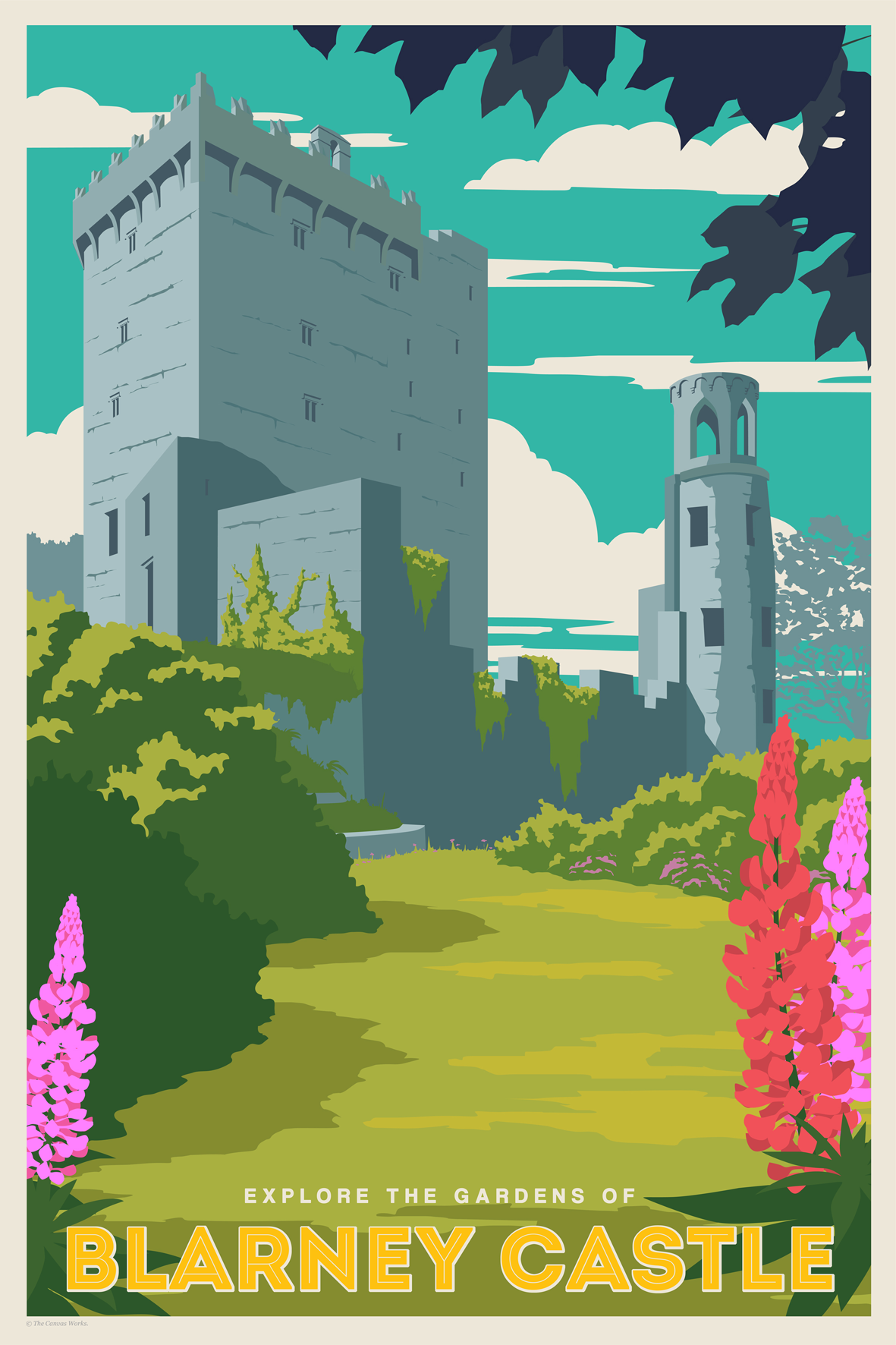 Vintage Travel Posters Of Ireland And The World From The Canvas Works