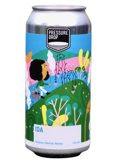 Pressure Drop - Ida - Raspberry Sour - 440ml Can - BeerCraft of Bath