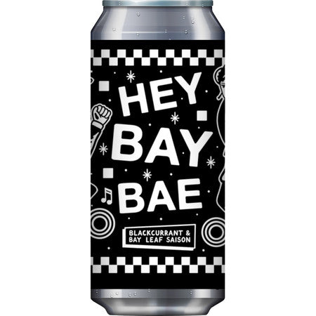 Black Iris Brewery - Hey Bay Bae - Blackcurrant & Bay Leaf Saison - 440ml Can - BeerCraft of Bath