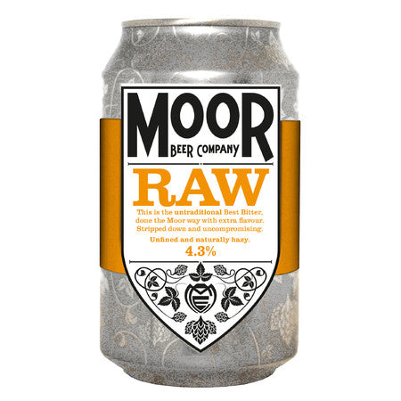 Moor Beer Company - RAW - Best Bitter - 330ml Can - BeerCraft of Bath