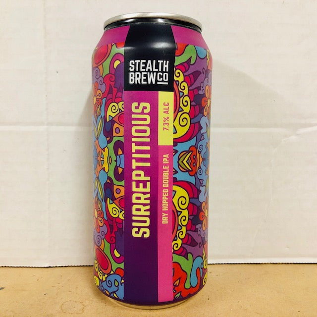 Stealth Brew Co - Surreptitious - Dry Hopped Double IPA - 440ml Can - BeerCraft of Bath