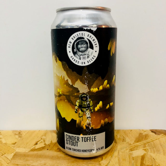 New Bristol Brewery - Cinder Toffee Stout - Blow-Torched Honeycomb - 440ml Can - BeerCraft of Bath