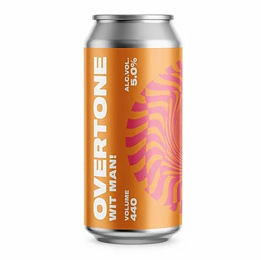 Overtone Brew Co - Wit Man! - Belgian Wheat Beer - 440ml Can - BeerCraft of Bath