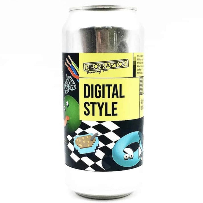 Neon Raptor - Digital Style - Southern Hemisphere NEIPA - 440ml Can - BeerCraft of Bath