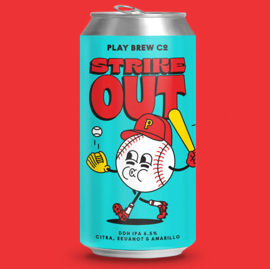 Play Brew Co - Strike Out - DDH India Pale Ale - 440ml Can - BeerCraft of Bath