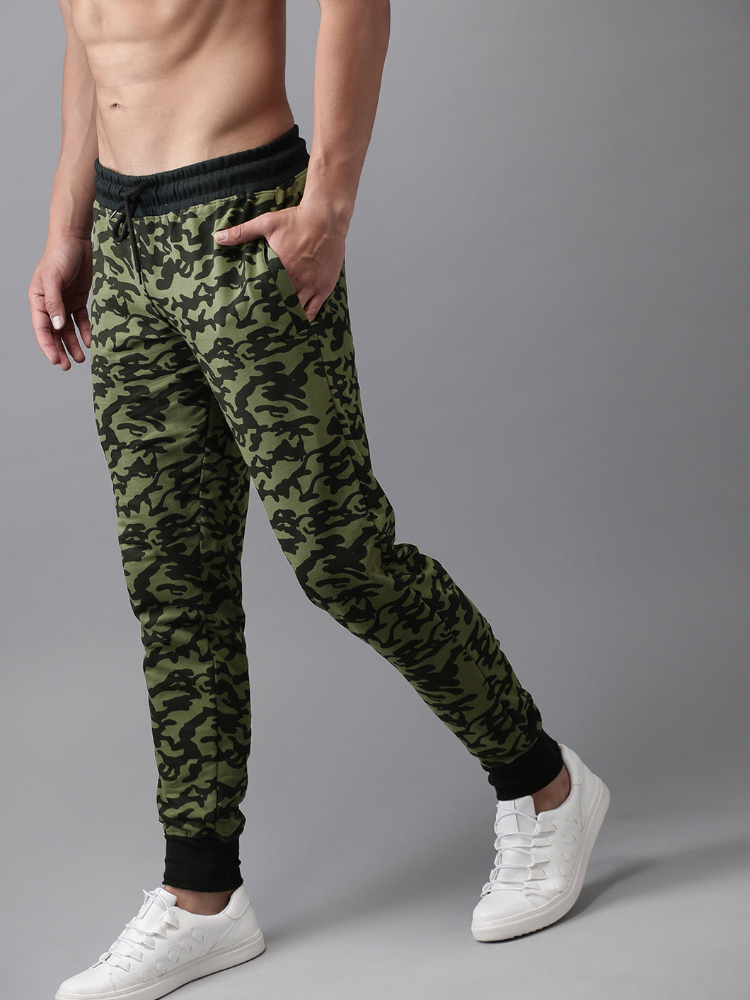 printed joggers for men