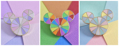 mickey mouse pins rainbow pride mickey pins