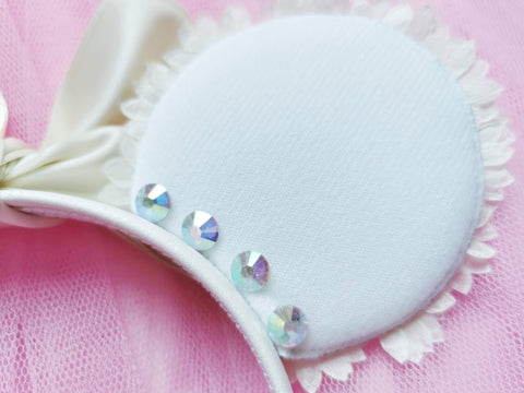 optional extra crystal detail DIY minnie ears